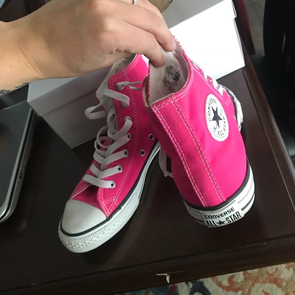 Hot pink high top converse - Picture 2 of 2